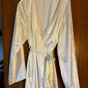 White bridal shower dress